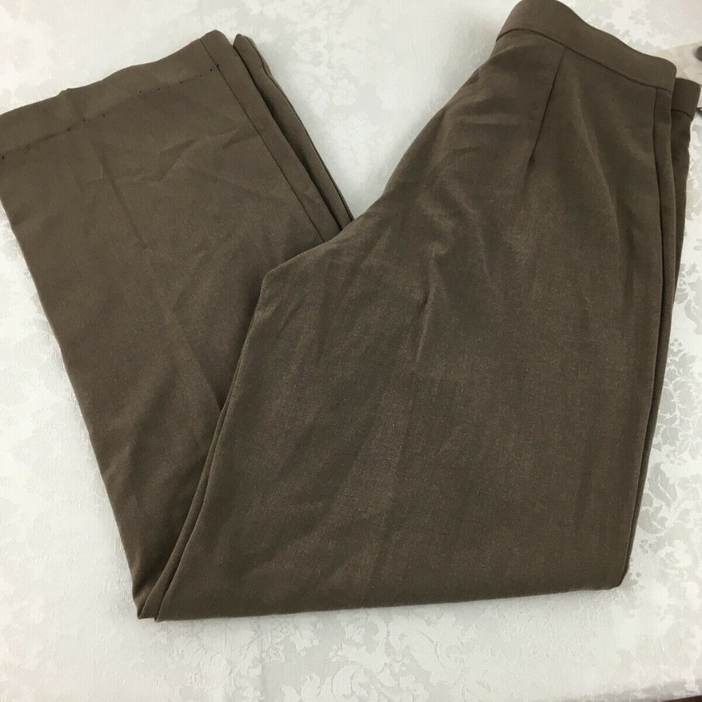 NWT Kim Rogers Women's Brown Classic Fit Pant Sz 8